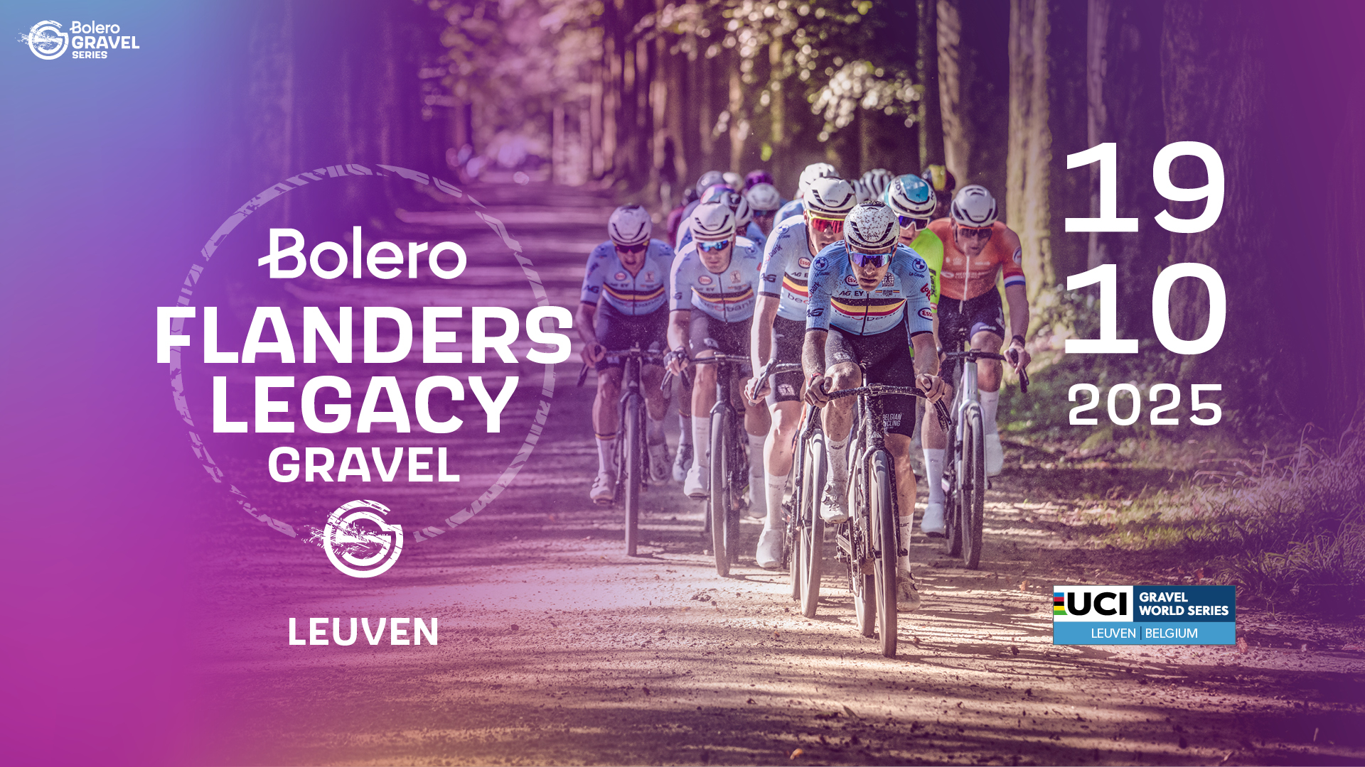 Gravel mee met Bolero op de Bolero Gravel Series in Leuven op 19 oktober 2025
