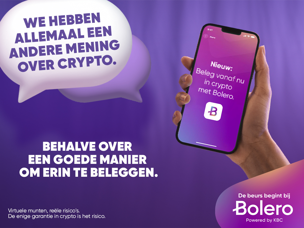Beleg nu ook in crypto via Bolero