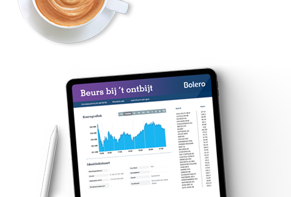 Beurs bij't ontbijt op iPad