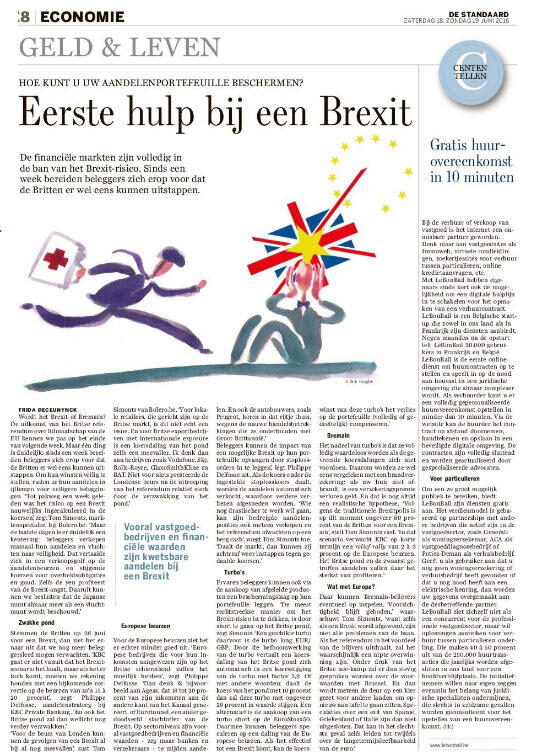 Brexit in De Standaard