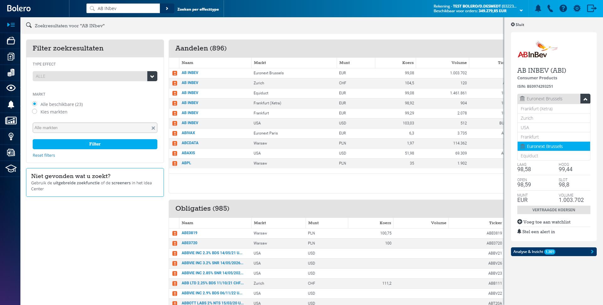 Best Execution Bolero