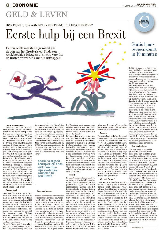 Brexit in De Standaard