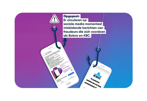 Frauduleuze berichten in omloop op sociale media